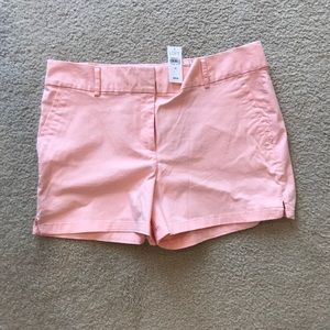 Never worn Loft blush shorts 4” inseam